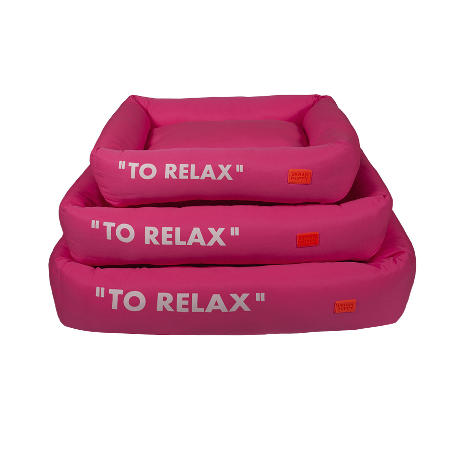 Cama Retangular Microfibra Basic To Relax - Pink Flúor