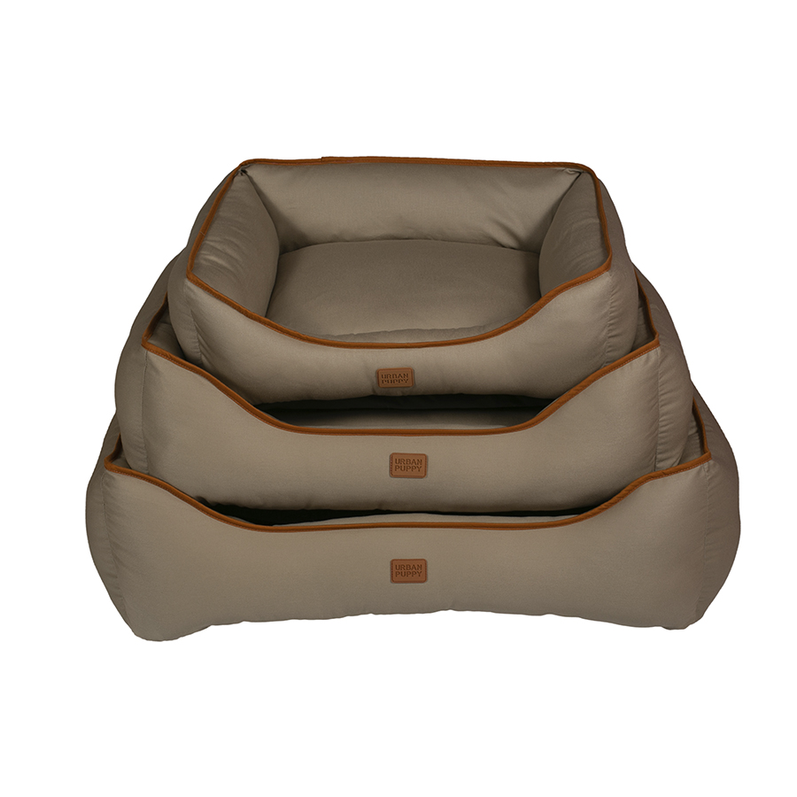 Cama Retangular Confort Sarja Lisa - Caqui