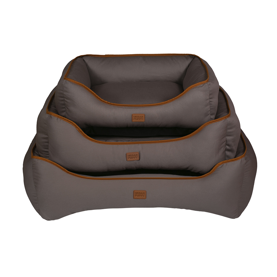 Cama Retangular Confort Sarja Lisa - Cinza