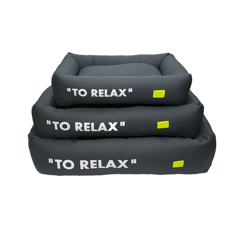 Cama Retangular Microfibra Basic To Relax - Cinza